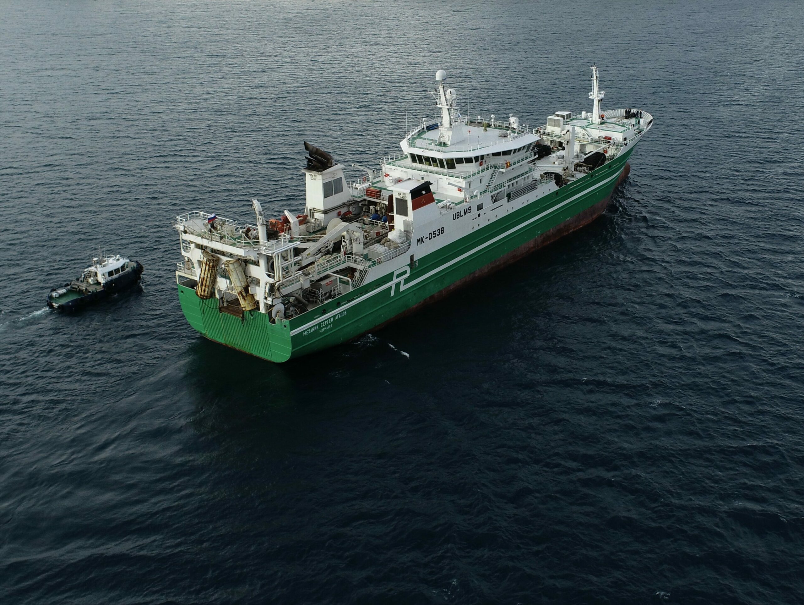 Russian pelagic factory trawler Mekhanik Sergey Agapov