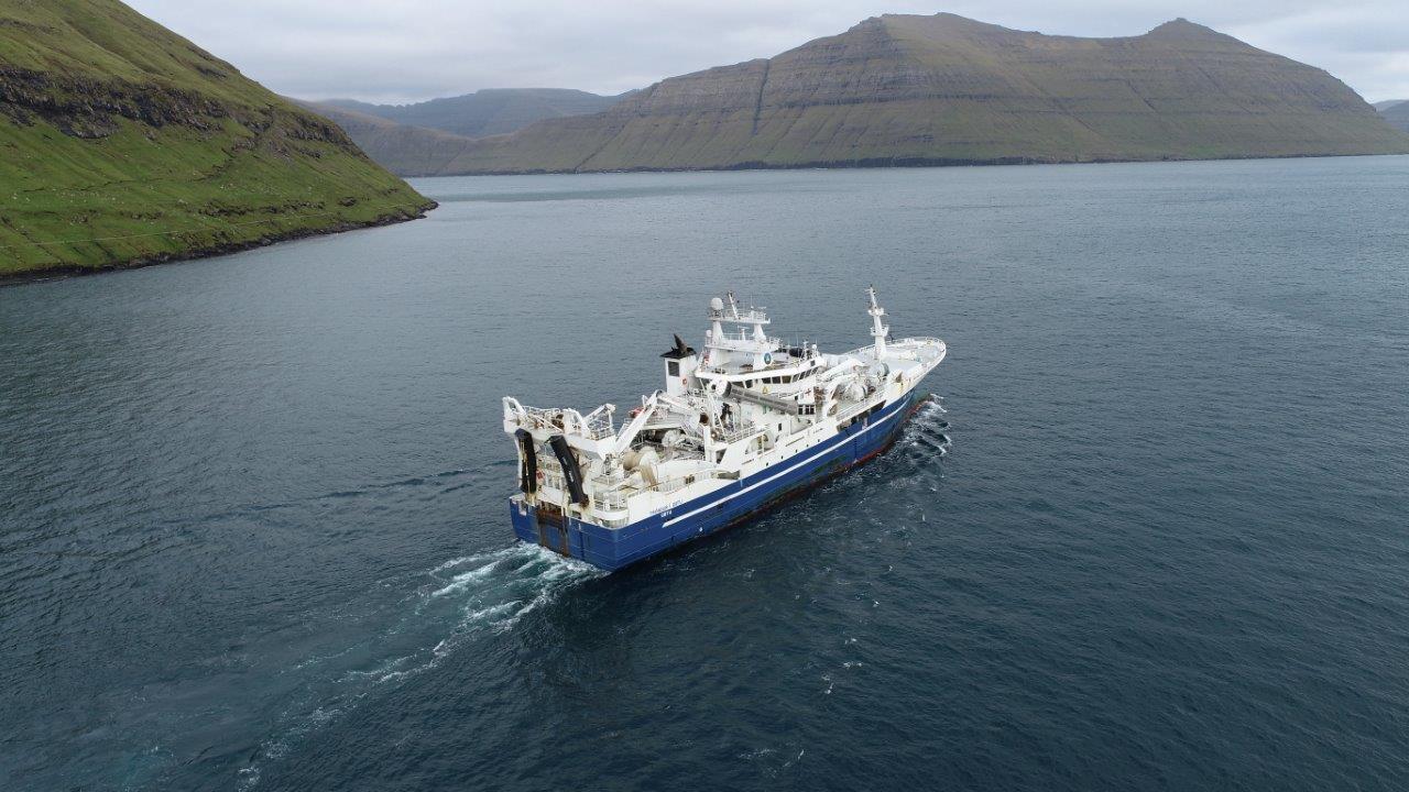 The faroese pelagic trawler Tróndur í Gøtu