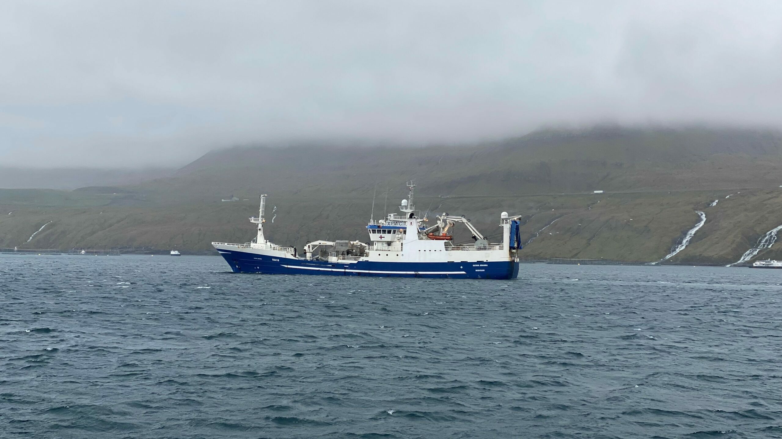 Faroese vessel Katrin Jóhanna in Fuglafjørður  