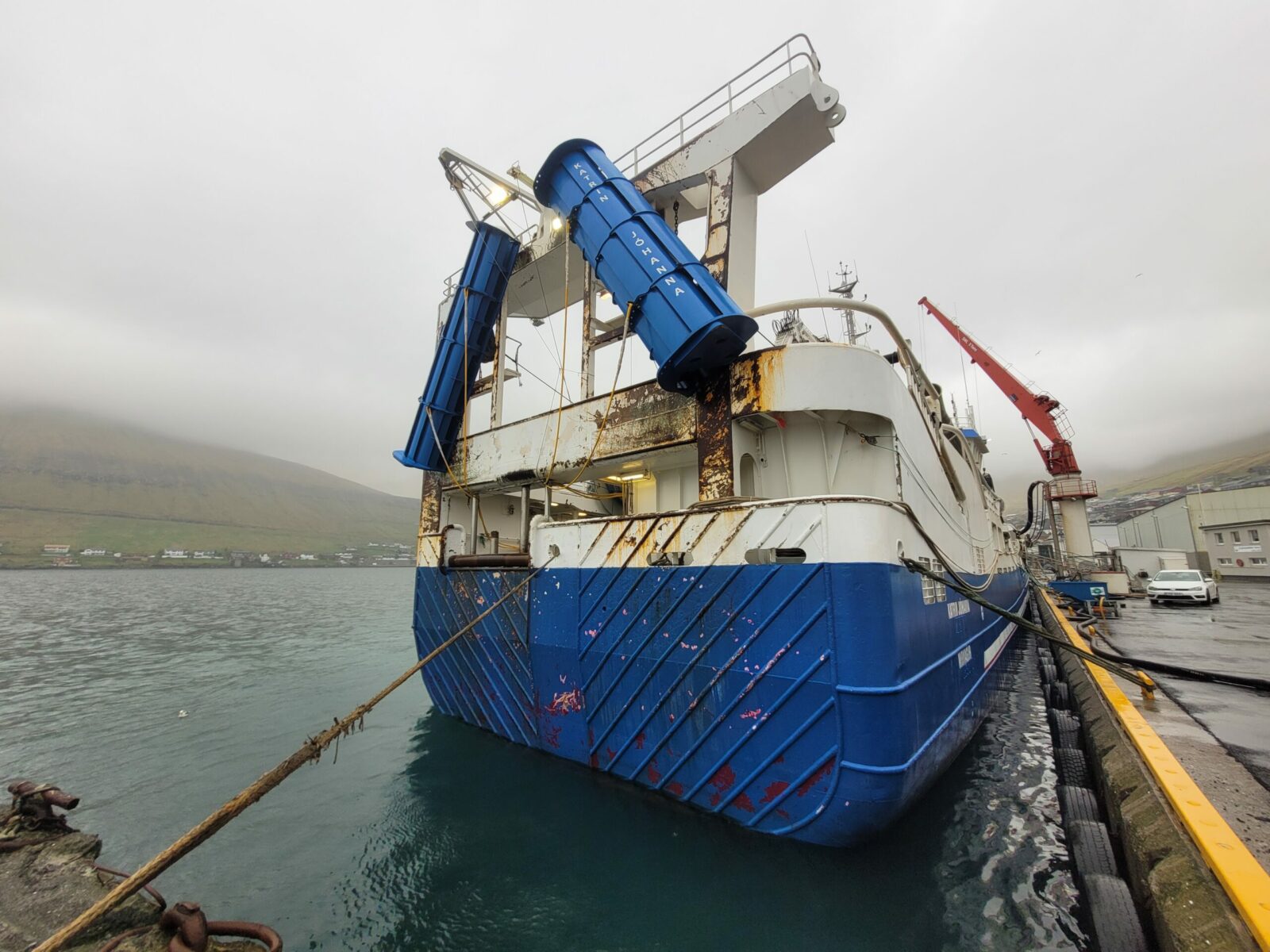 Faroese vessel Katrin Jóhanna in Fuglafjørður 