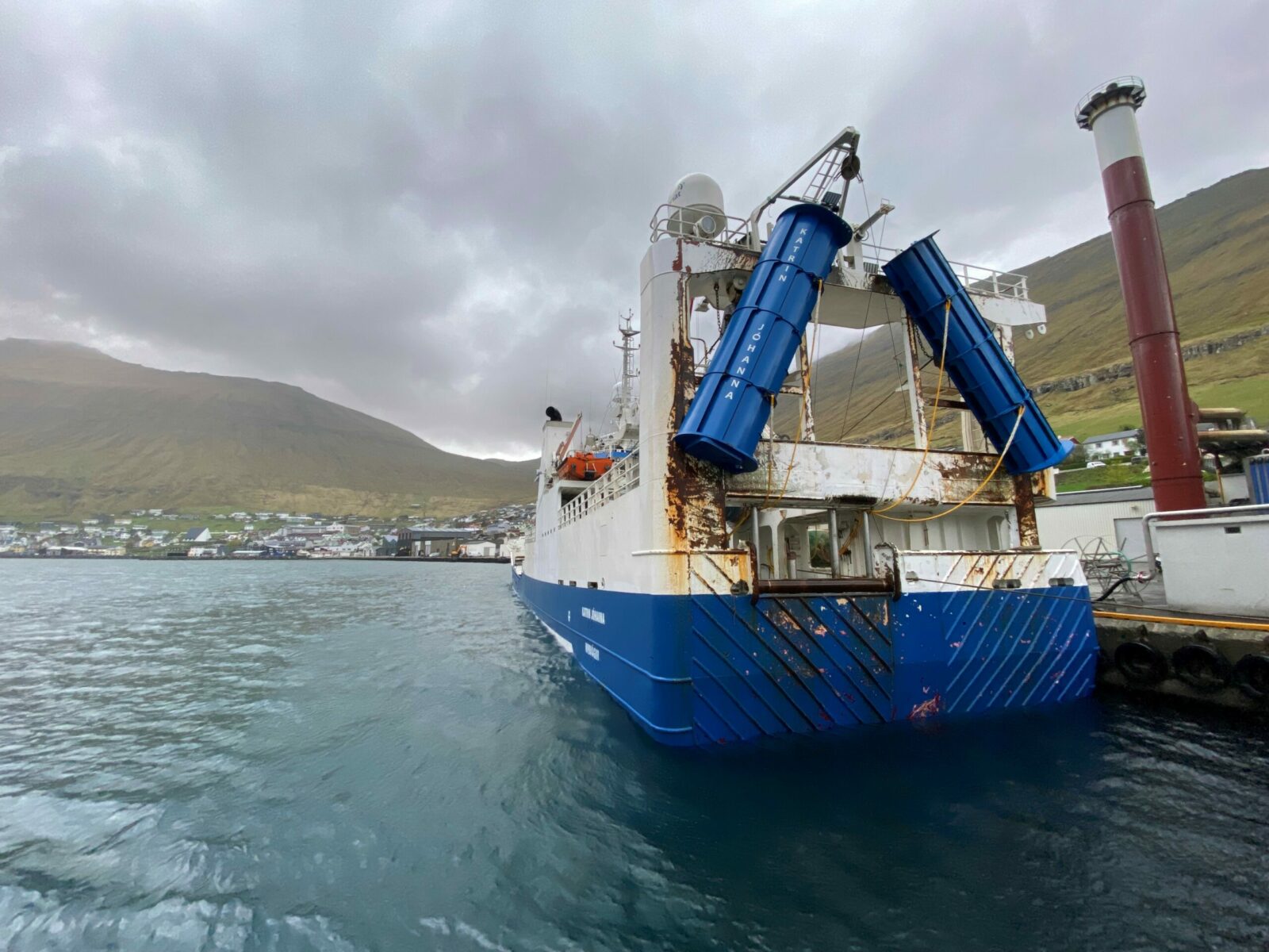 Faroese vessel Katrin Jóhanna in Fuglafjørður 